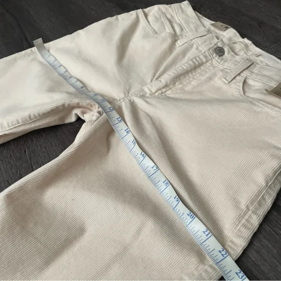 NEW Levi's Off-White Baggy Corduroy Pants ( 28) - Picture 8 of 11